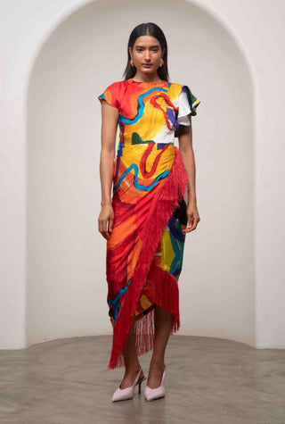 Ruel crossover dress