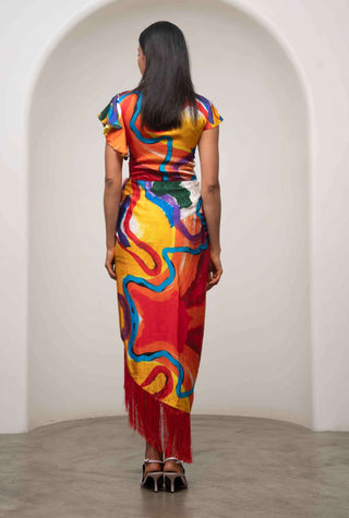 Ruel crossover dress