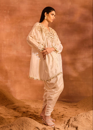 Orion Ivory Kaftan And Pants by Divya Aggarwal available on Indiaspopup.com