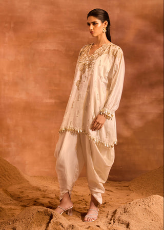 Orion Ivory Kaftan And Pants by Divya Aggarwal available on Indiaspopup.com