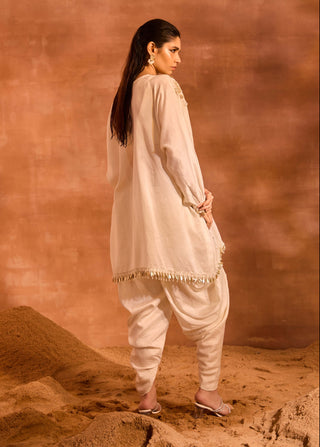 Orion Ivory Kaftan And Pants by Divya Aggarwal available on Indiaspopup.com