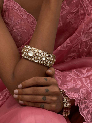 Chaaya gold plated polki bangles