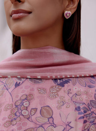 Tulip Printed Anarkali And Dupatta by Vaayu available on Indiaspopup