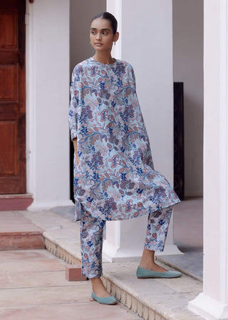 Sage Printed Tunic And Pants by Vaayu available on Indiaspopup