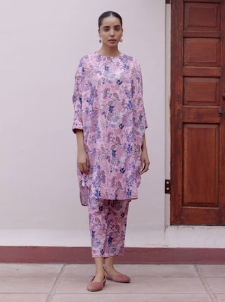 Tulip Printed Tunic And Pants by Vaayu available on Indiaspopup