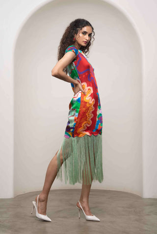 Alya fringe dress