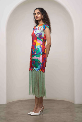 Alya fringe dress