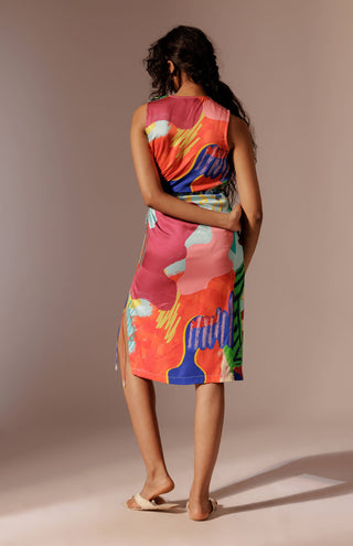 Island Ruched Dress by Advait available on Indiaspopup.com