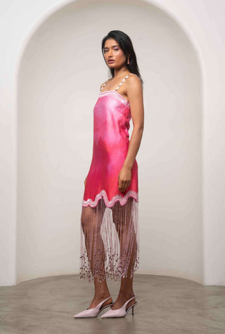 Lila tassel dress