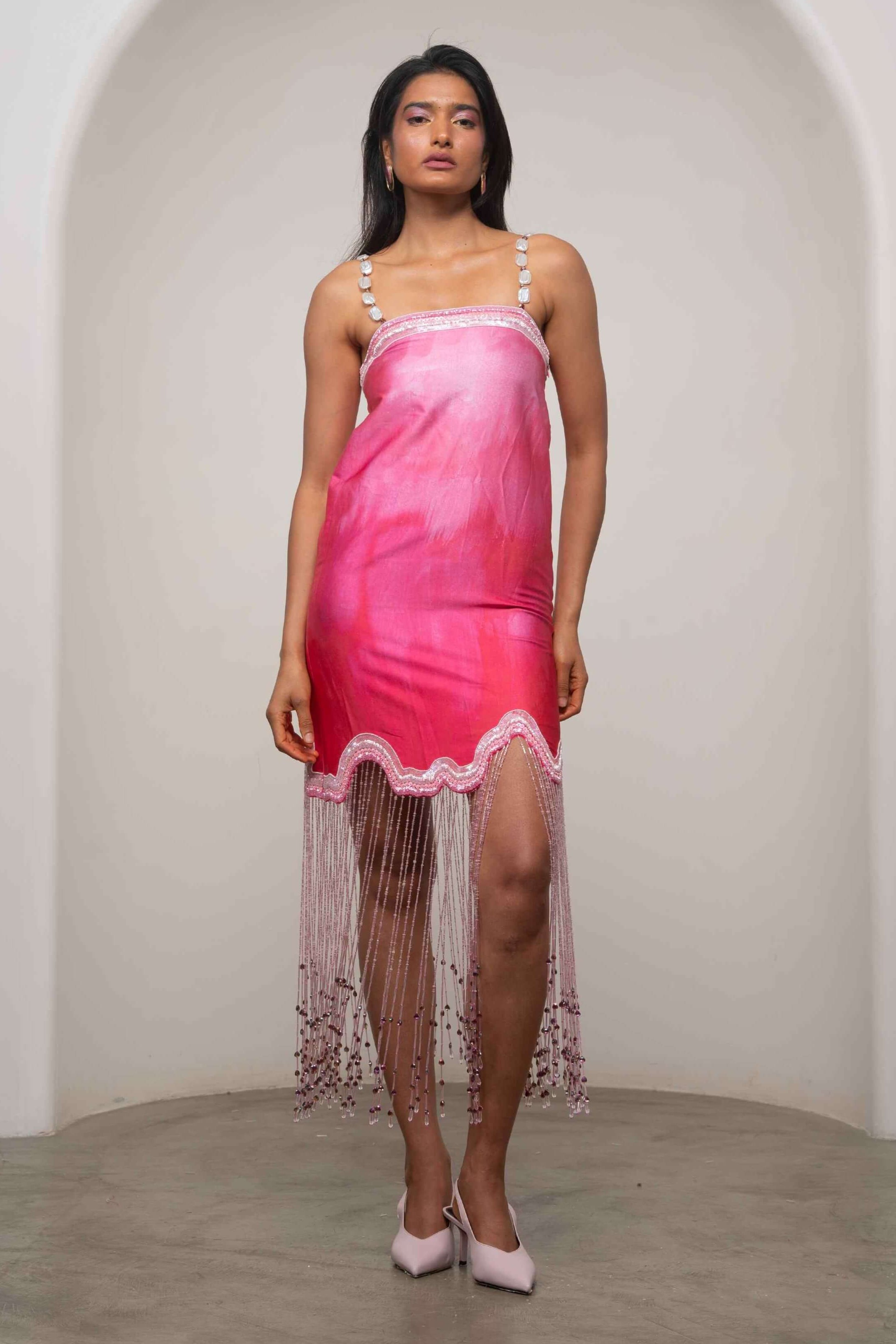 pink tassel dress Lila tassel dress CUSTOM