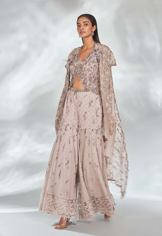 Dolly J-Ice Foam Sharara Cape Set-INDIASPOPUP.COM