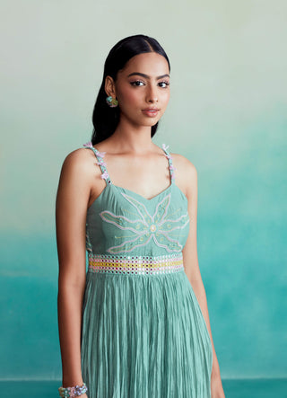 The Right Cut-Mint Green Euphoria Jumpsuit-INDIASPOPUP.COM