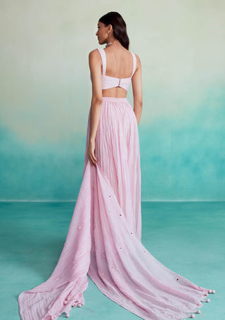 The Right Cut-Orchid Pink Sharara Set-INDIASPOPUP.COM