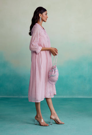 The Right Cut-Pink Blushine Dress-INDIASPOPUP.COM