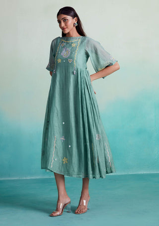The Right Cut-Mint Green Enchantmint Dress-INDIASPOPUP.COM
