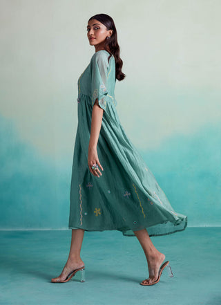 The Right Cut-Mint Green Enchantmint Dress-INDIASPOPUP.COM