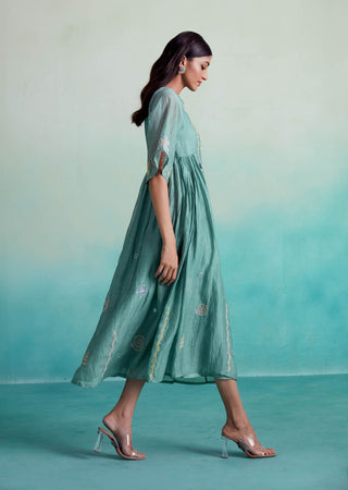 The Right Cut-Mint Green Enchantmint Dress-INDIASPOPUP.COM