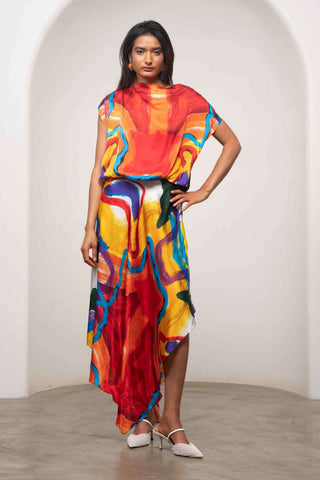 Ruel handkerchief dress