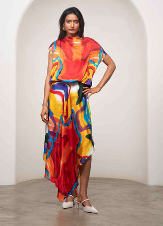 Ruel handkerchief dress