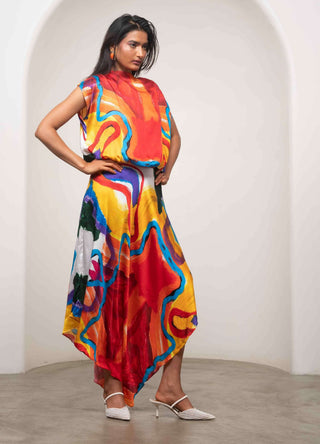 Ruel handkerchief dress