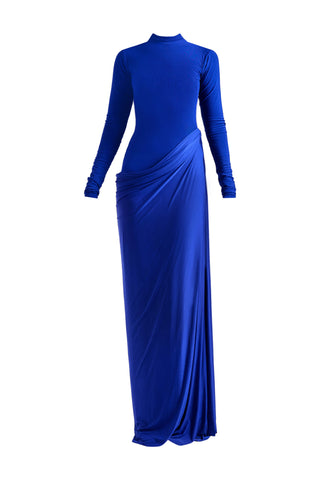 Sasha Electric Blue Gown by Deme By Gabriella available on Indiaspopup