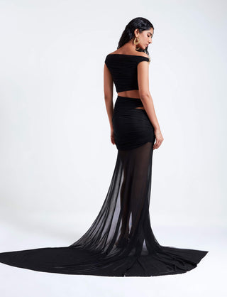 Lilia black gown