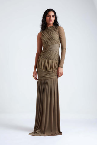 Erika french gray gown