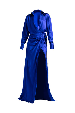 Edith electric blue gown