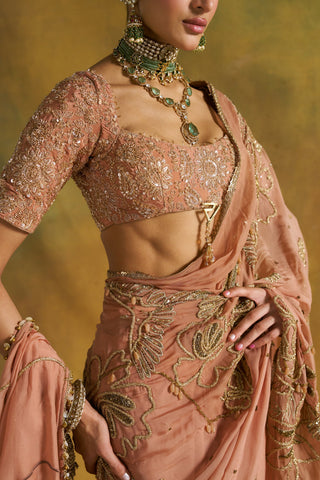 Sri blush sari set