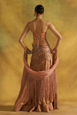 Mashoqa blush cape set