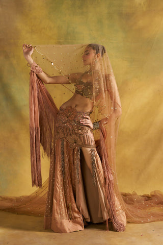 Mashoqa blush cape set