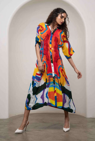 Ruel kimono dress