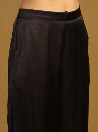 Black genevieve kurta and pants