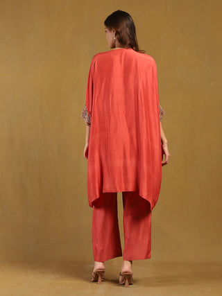 Pink Elec Solid Kurta And Palazzo by Ritu Kumar available on Indiaspopup