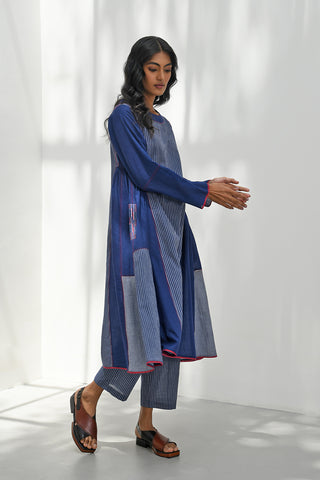 Epirus Blue Handloom Pants by Payal Pratap available on Indiaspopup.com