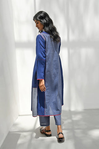 Epirus Blue Handloom Pants by Payal Pratap available on Indiaspopup.com