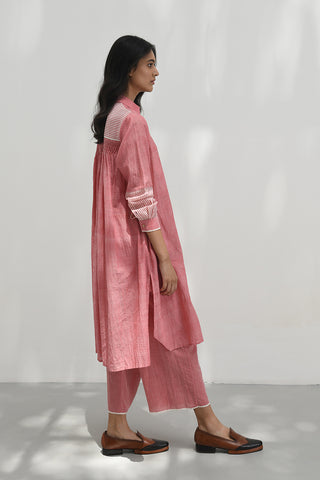 Celine pink handloom pants