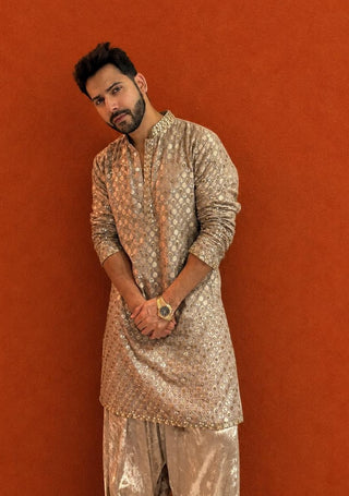Reyaan gold kurta with salwar
