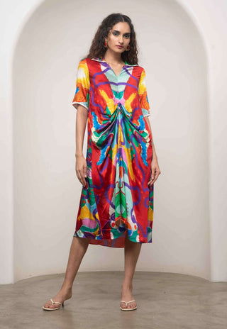 drape shirt dress The Draped T-Shirt Mini Dress