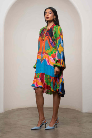 Sorel gathered dress