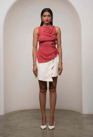 Sena resort asymmetric top with skirt
