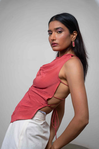 Sena resort asymmetric top with skirt