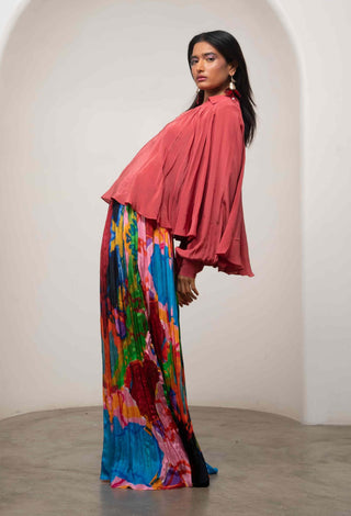 Sena gathered top with skirt