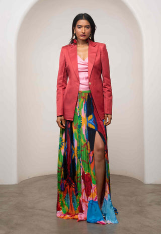 Sena blazer with skirt set