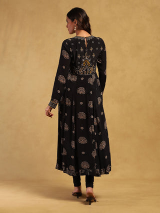 Black madhura kurta set