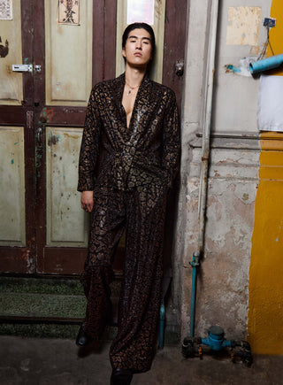 Rocco wrap shirt and trouser