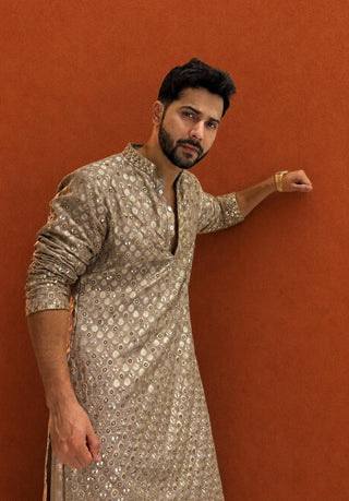 Reyaan gold kurta with salwar