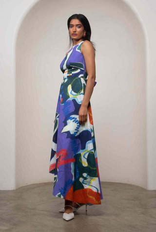 Varen tie-up dress