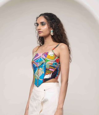 Sorel embroidered corset