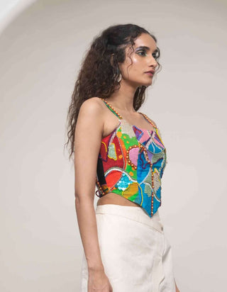 Sorel embroidered corset